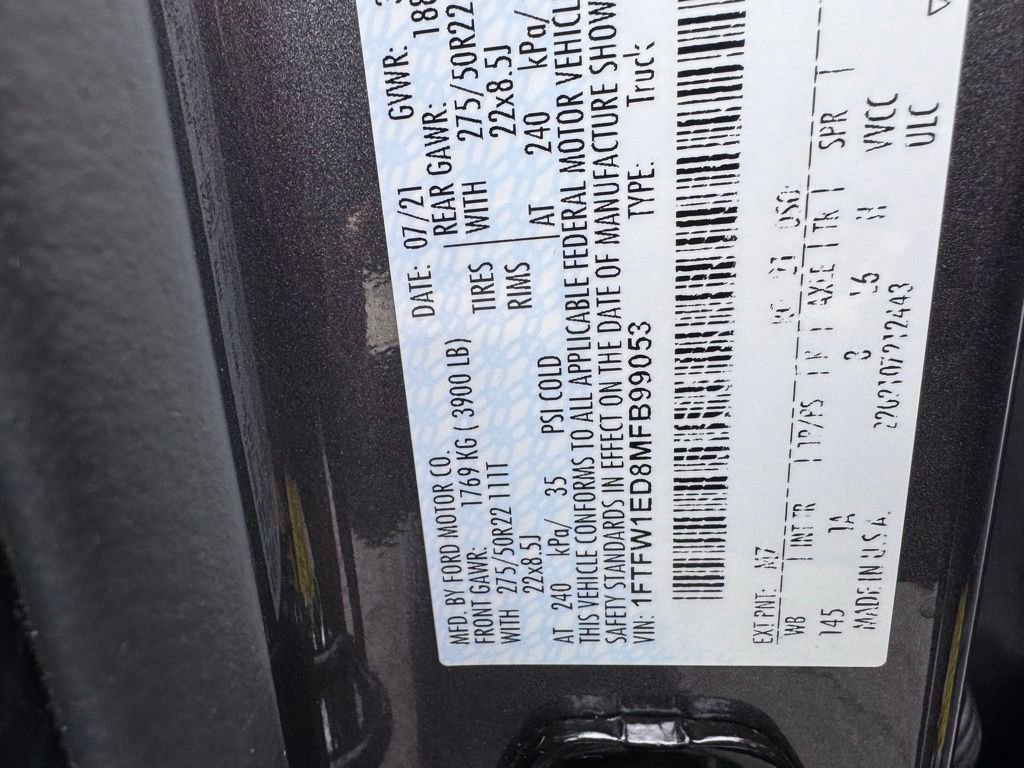 Used 2021 Ford F150 Limited AWD/4WD image 54