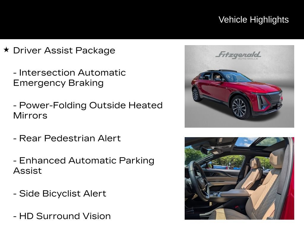 Certified 2024 Cadillac Lyriq Sport w/ Nappa Leather Package RWD image 9