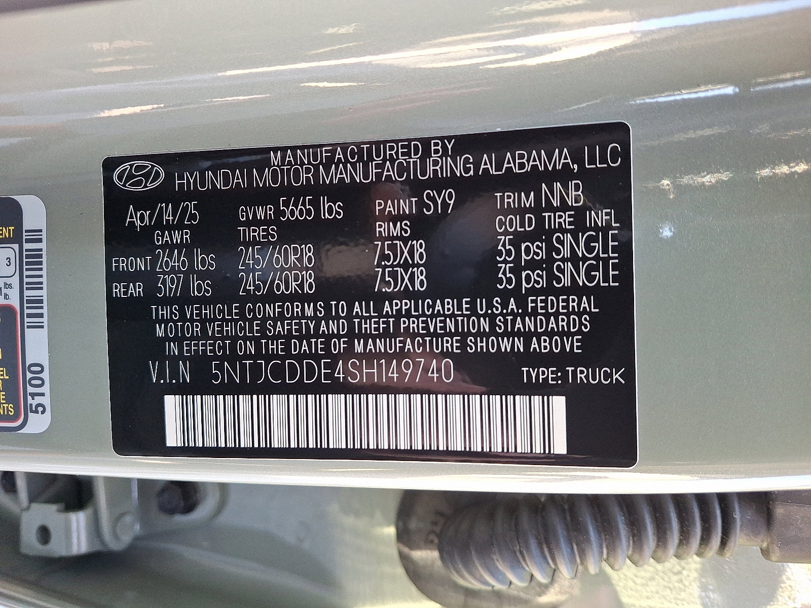 New 2025 Hyundai Santa Cruz SEL image 19