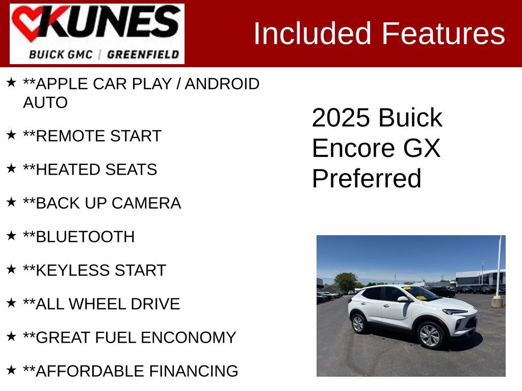 Used 2025 Buick Encore GX Preferred FWD image 2