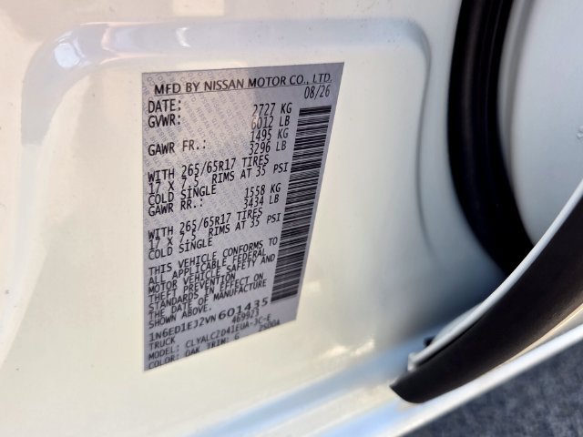 New 2027 Nissan Frontier SV w/ SV Convenience Package RWD image 18