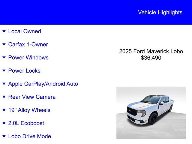 Used 2025 Ford Maverick Lobo AWD/4WD image 2