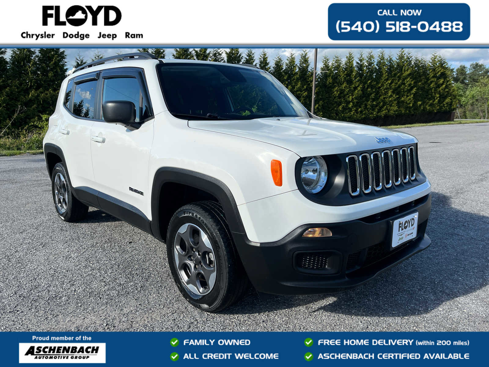 Used 2018 Jeep Renegade Sport w/ Power & Air Group