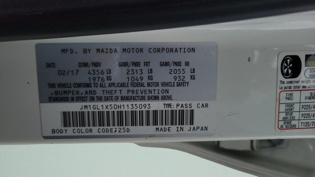Used 2017 MAZDA MAZDA6 Grand Touring FWD image 25
