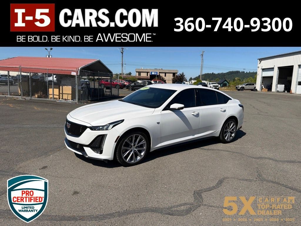 Used 2021 Cadillac CT5 Sport w/ Parking Package