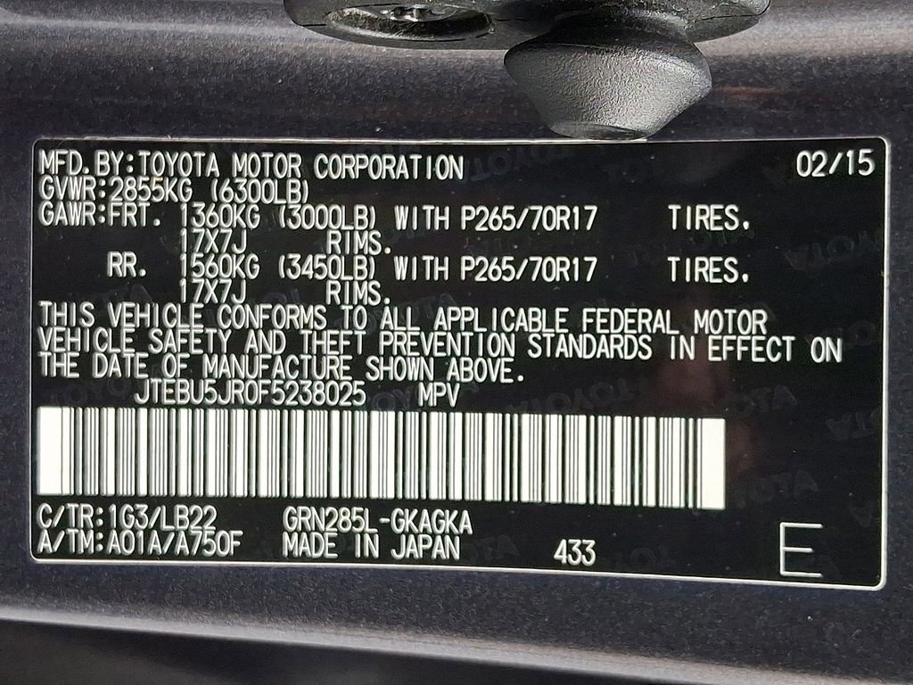 Used 2015 Toyota 4Runner SR5 Premium image 37