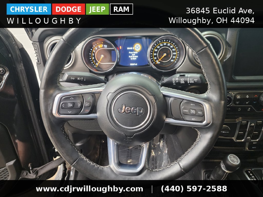 Used 2023 Jeep Wrangler Unlimited Sahara w/ Cold Weather Group AWD/4WD image 16