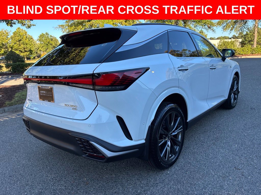 Certified 2024 Lexus RX 350 F Sport w/ Convenience Package AWD/4WD image 7
