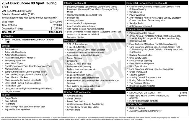 Used 2024 Buick Encore GX Sport Touring image 7