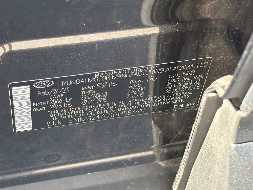 Used 2023 Hyundai Santa Fe SEL w/ Cargo Package FWD image 34