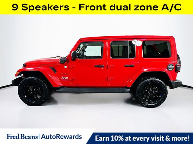Used 2022 Jeep Wrangler Unlimited Sahara 4xe w/ Cold Weather Group image 4
