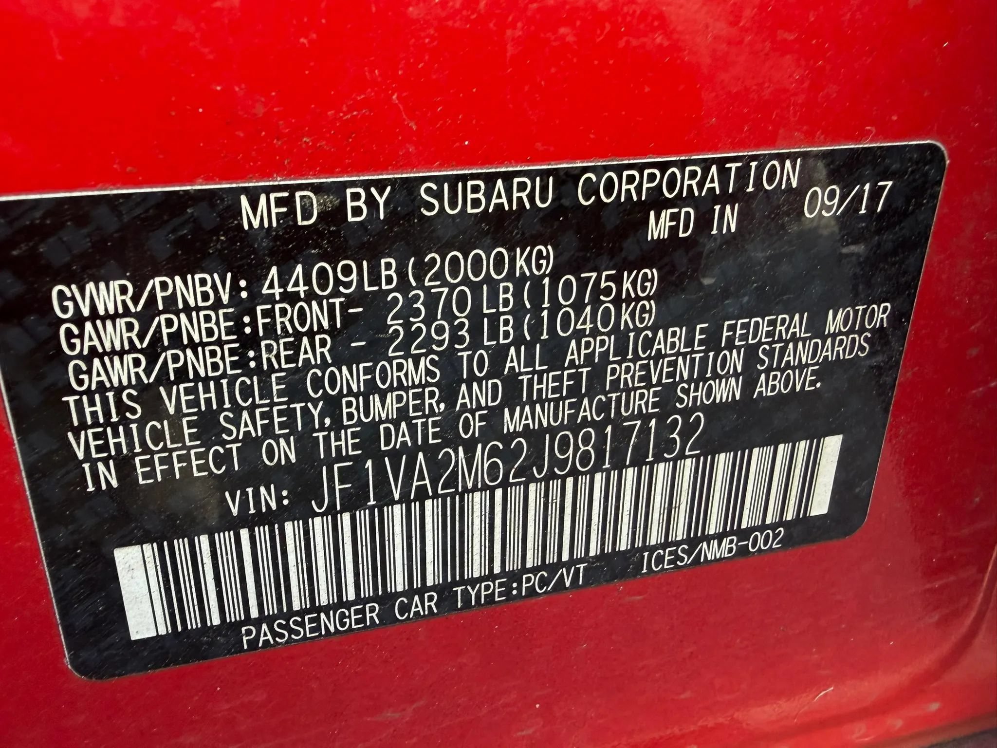 Used 2018 Subaru WRX STI AWD/4WD image 26