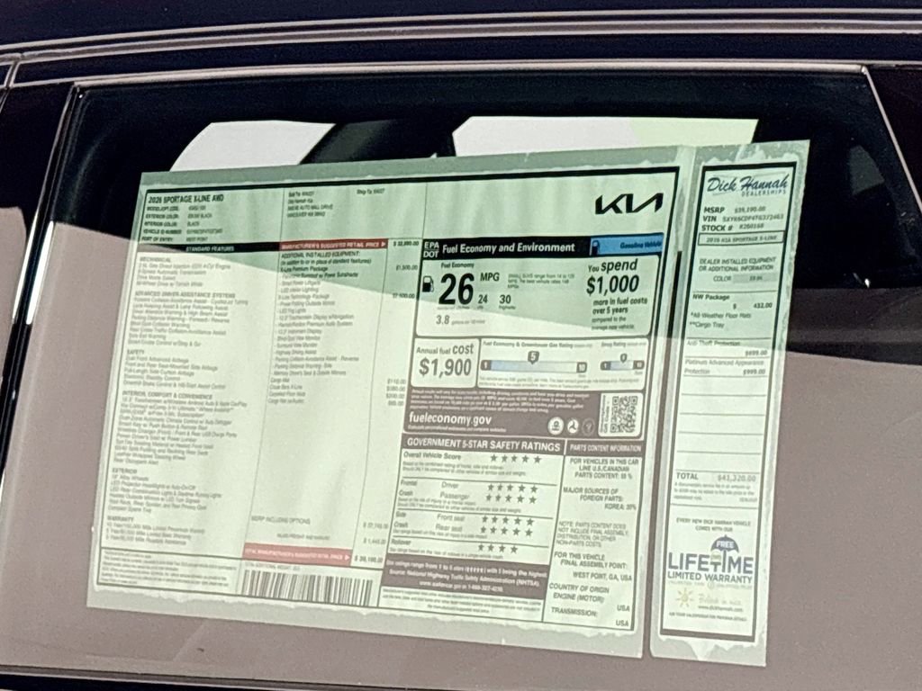 New 2026 Kia Sportage X-Line w/ X-Line Technology Package image 25