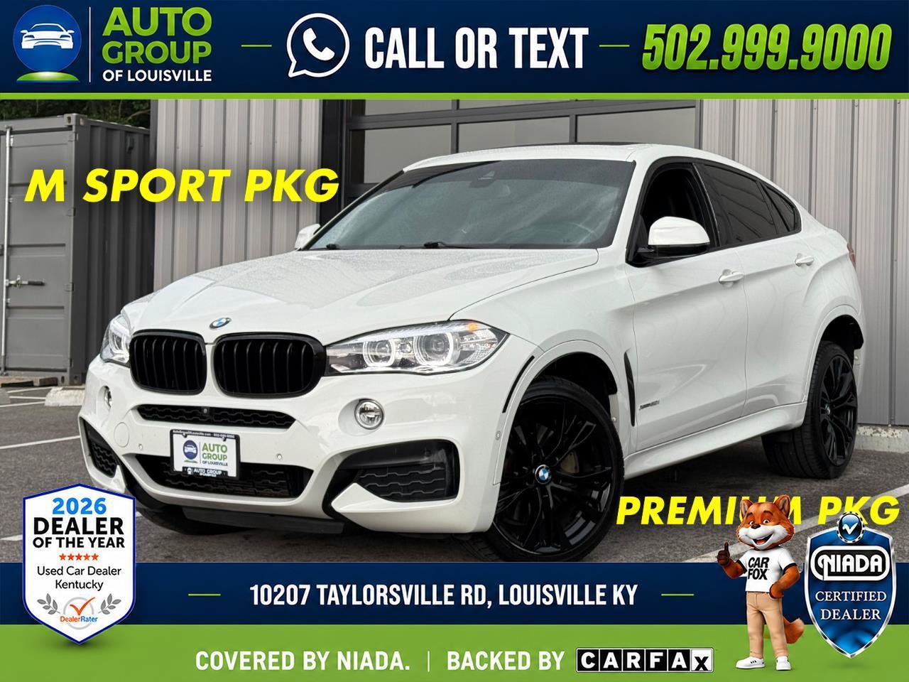 Used 2019 BMW X6 xDrive50i w/ M Sport Package AWD/4WD image 1