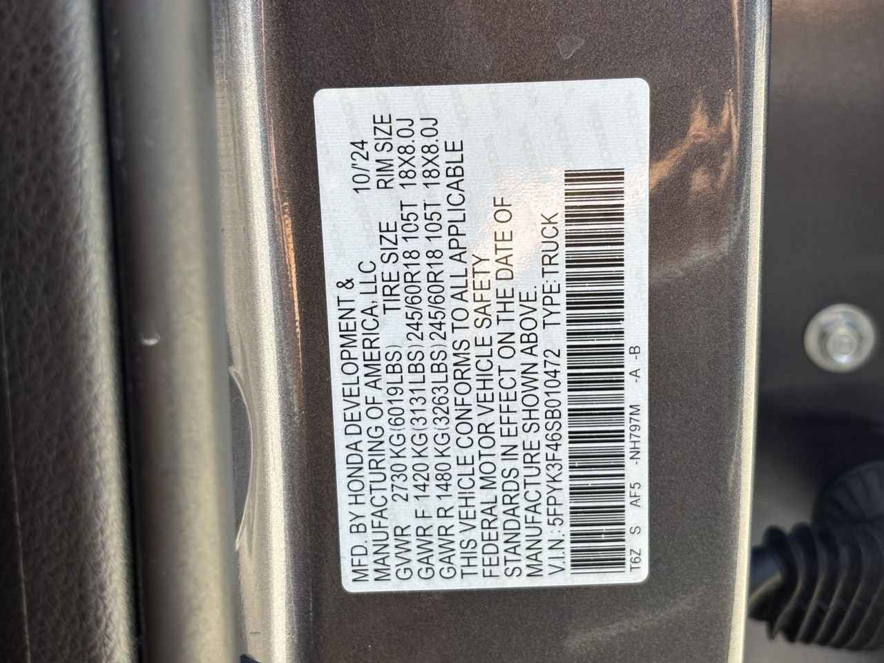 Certified 2025 Honda Ridgeline RTL+ image 31