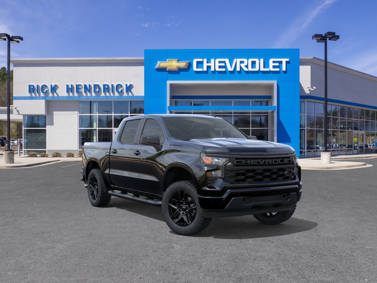 New 2026 Chevrolet Silverado 1500 Custom w/ Turbomax Blackout Package AWD/4WD video 2
