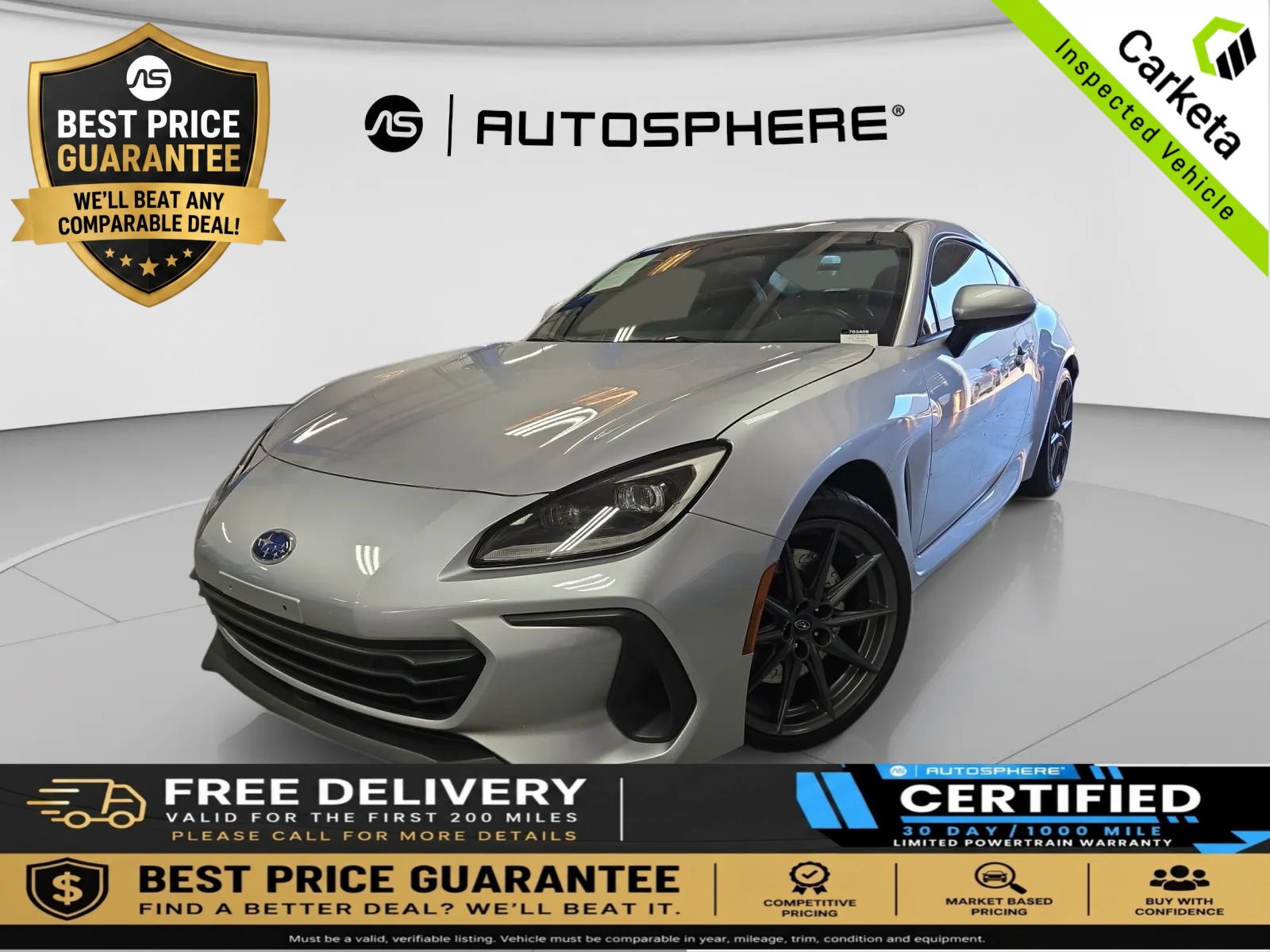 Used 2023 Subaru BRZ Limited RWD image 1
