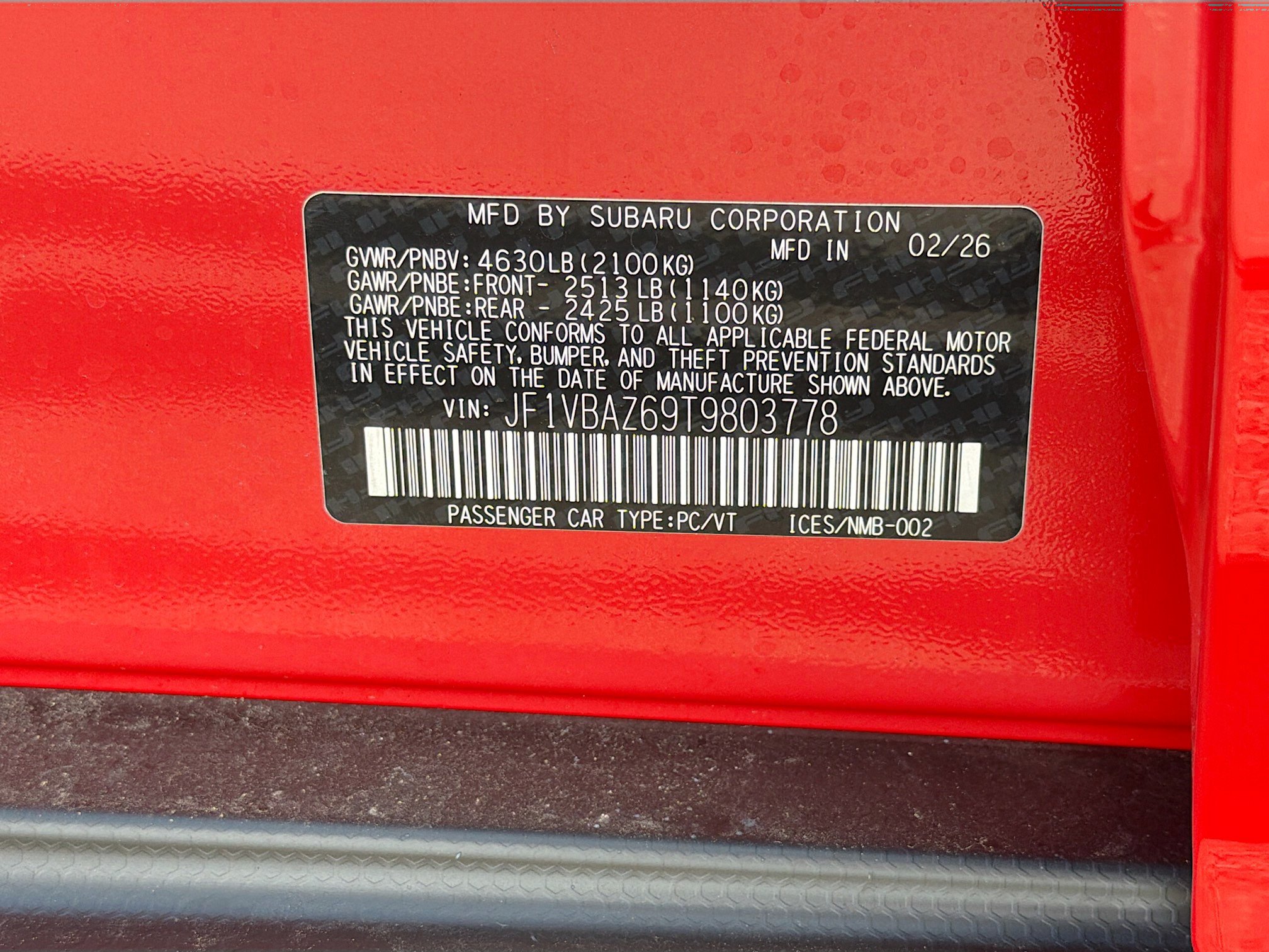 New 2026 Subaru WRX tS AWD/4WD image 40