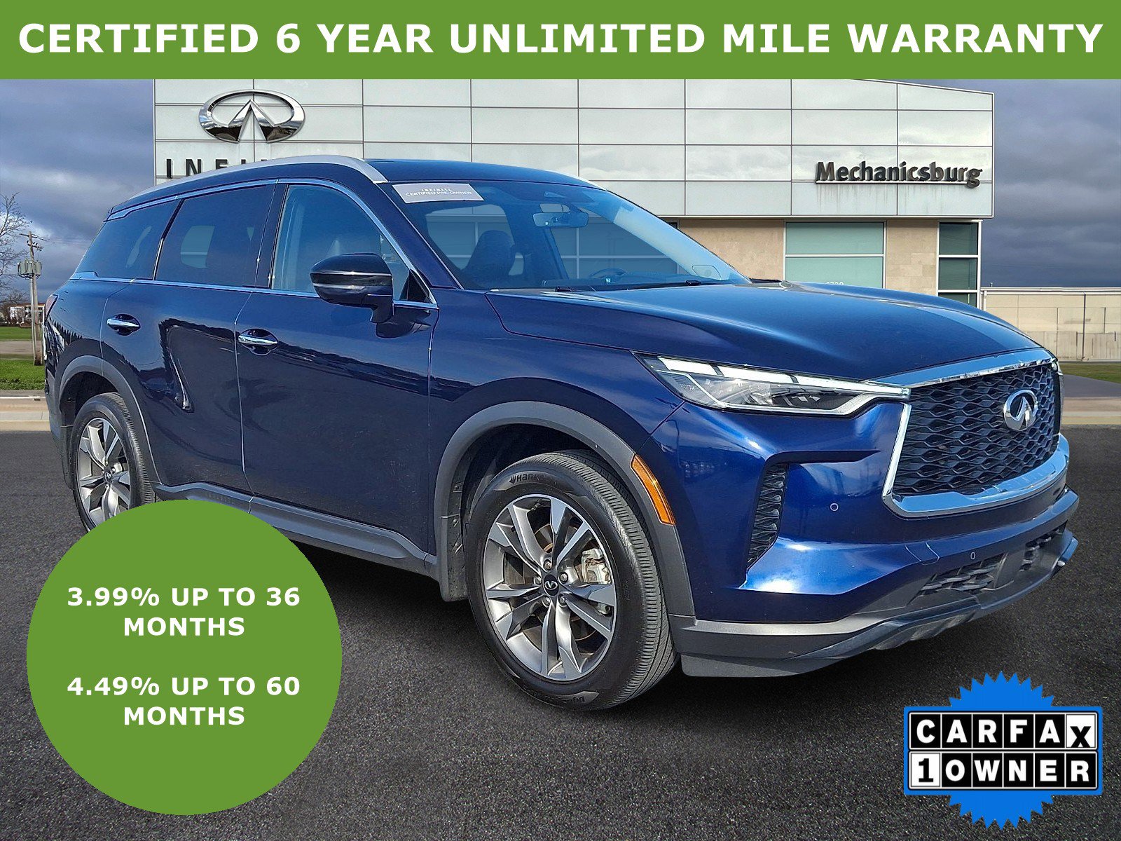 Certified 2025 INFINITI QX60 Luxe image 1