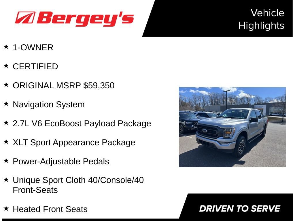 Certified 2023 Ford F150 XLT w/ Equipment Group 302A High image 5
