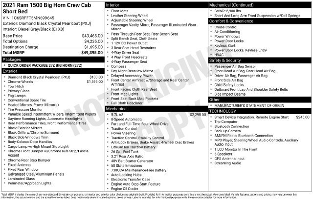 Used 2021 RAM 1500 Big Horn AWD/4WD image 31