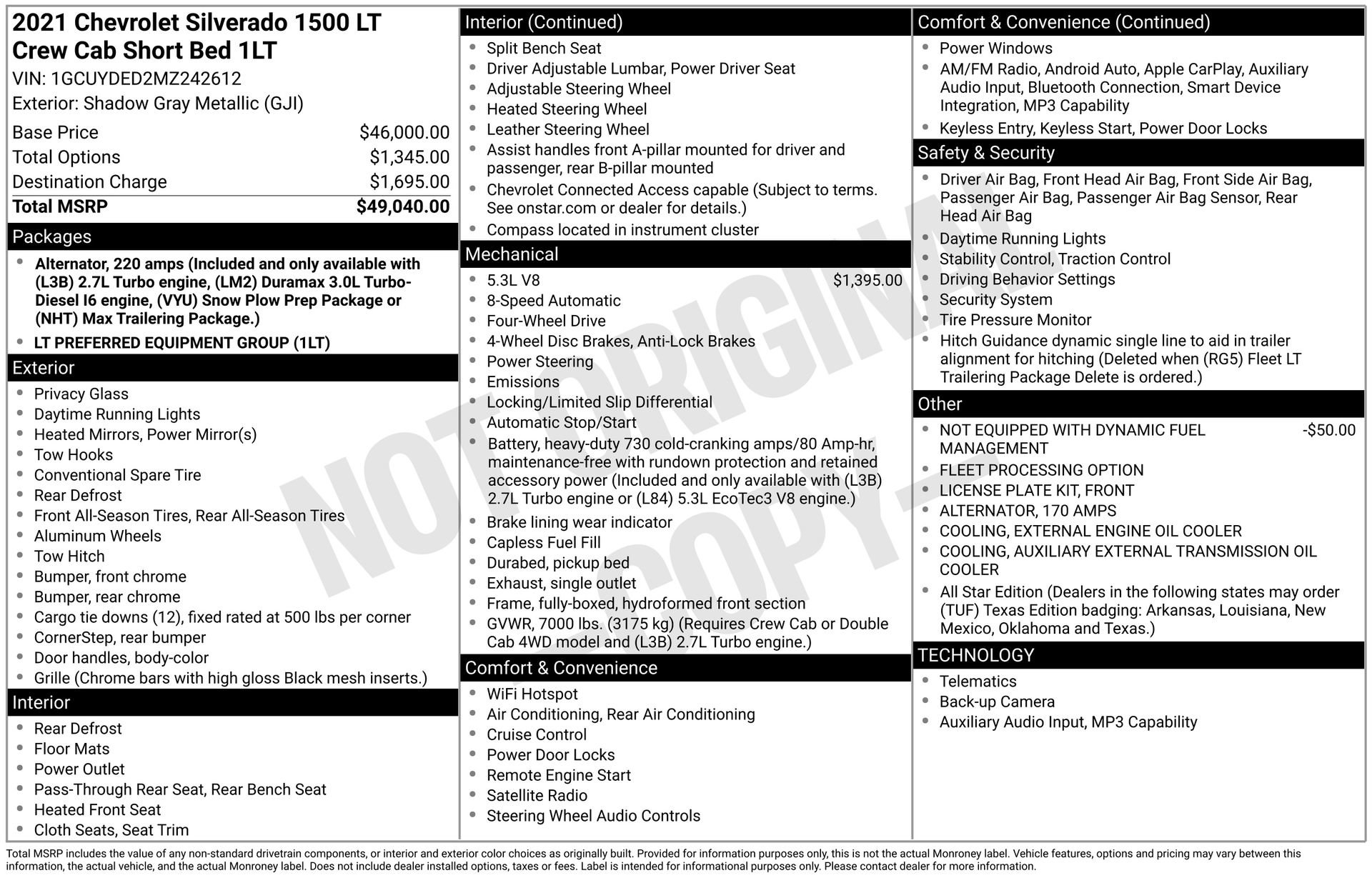 Used 2021 Chevrolet Silverado 1500 LT image 3