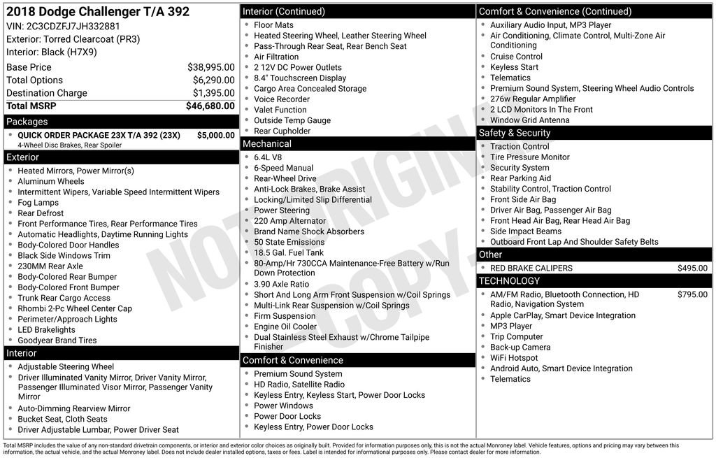 Used 2018 Dodge Challenger T/A image 9