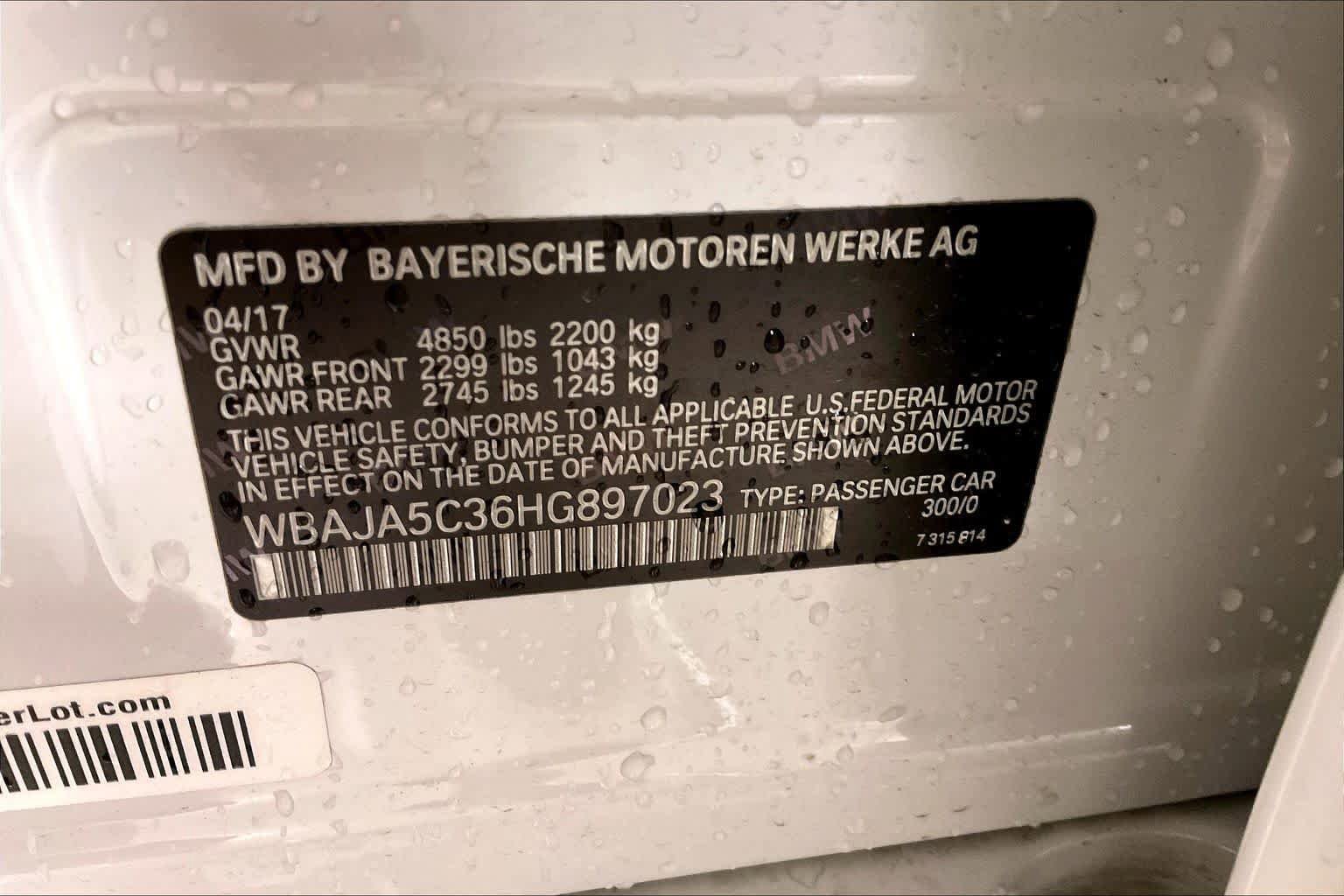 Used 2017 BMW 530i RWD image 35