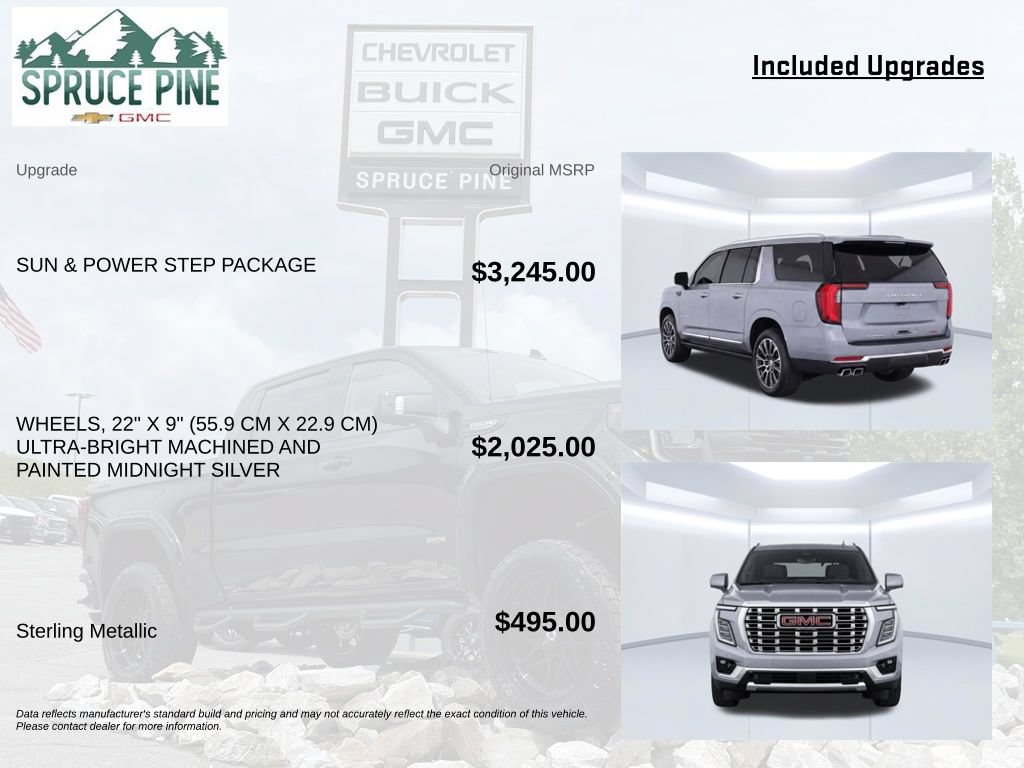 New 2026 GMC Yukon XL Denali w/ Sun & Power Step Package AWD/4WD image 9