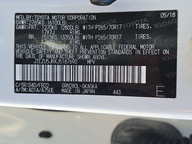 Used 2018 Toyota 4Runner SR5 image 34