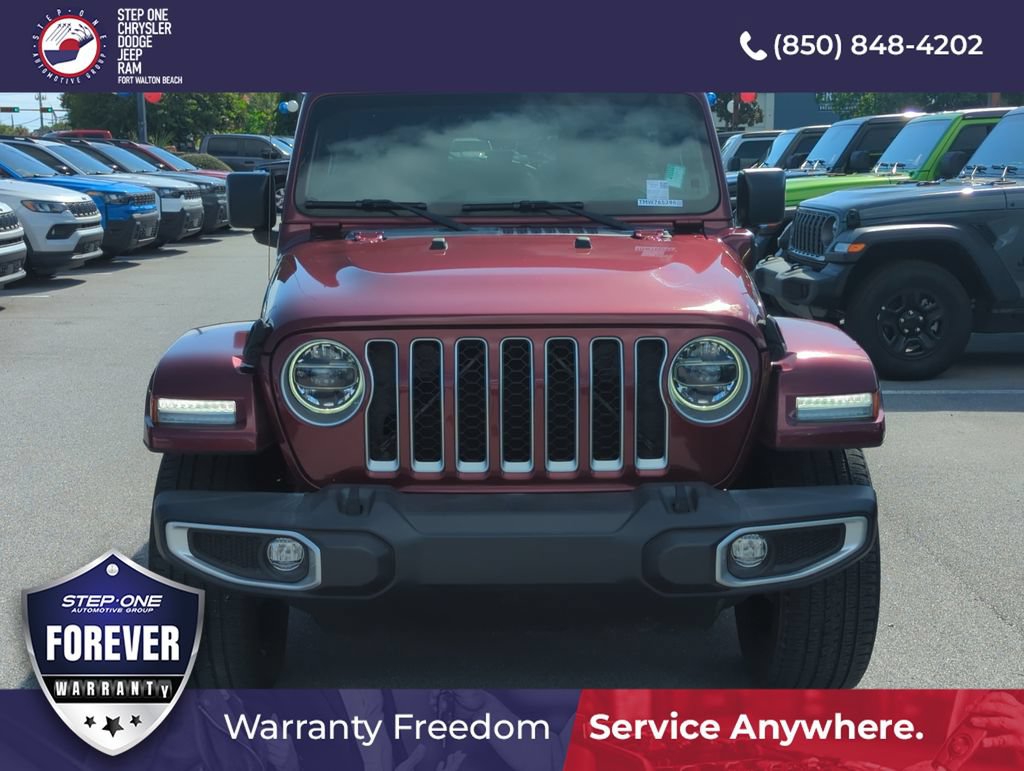 Used 2021 Jeep Wrangler Unlimited Sahara w/ Cold Weather Group AWD/4WD image 9