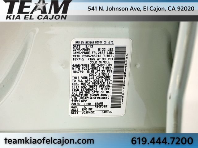 Used 2014 Nissan Murano SL FWD image 35