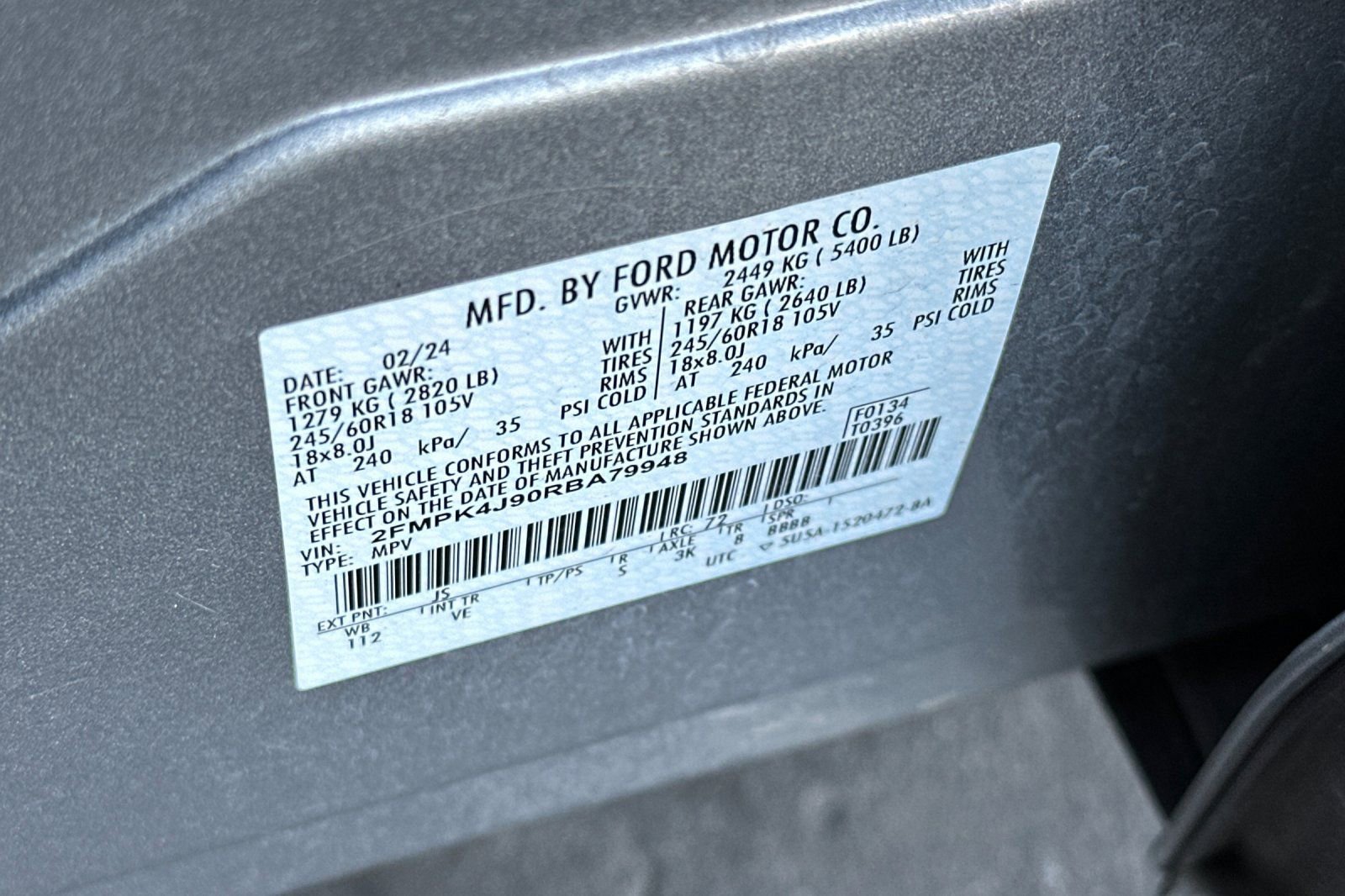 Certified 2024 Ford Edge SEL image 23