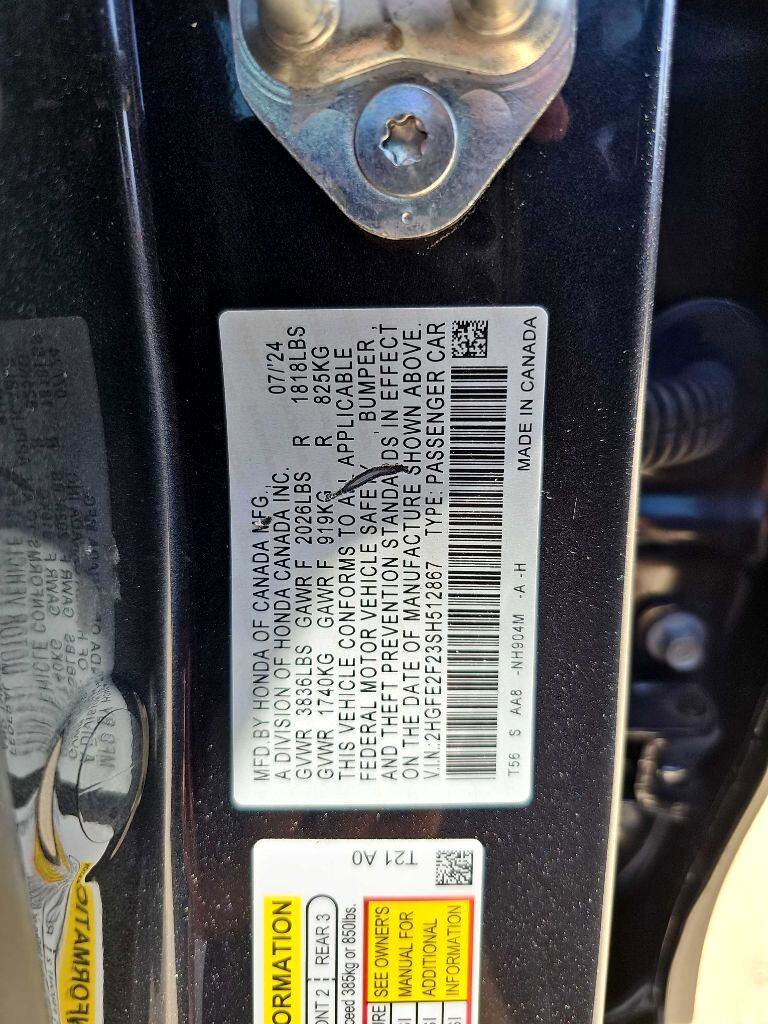 Used 2025 Honda Civic LX image 35