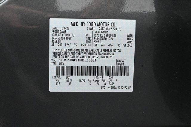 Certified 2022 Lincoln Nautilus Reserve AWD/4WD image 34
