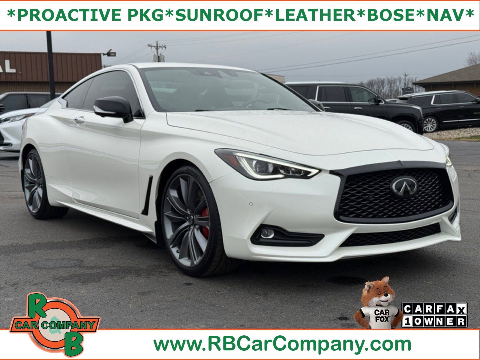 Used 2022 INFINITI Q60 Red Sport 400 w/ Proactive Package