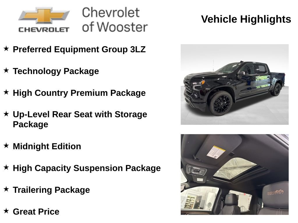 New 2026 Chevrolet Silverado 1500 High Country w/ High Country Premium Package AWD/4WD image 2