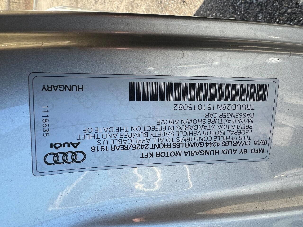 Used 2005 Audi TT 3.2 image 14