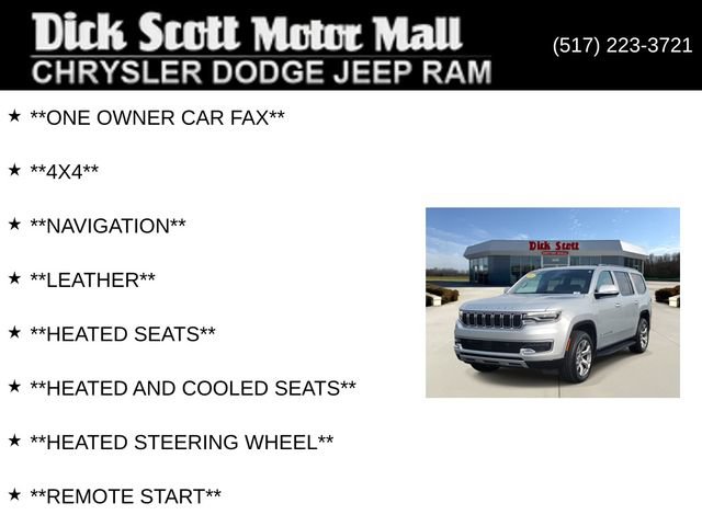Used 2022 Jeep Wagoneer Series II AWD/4WD image 8