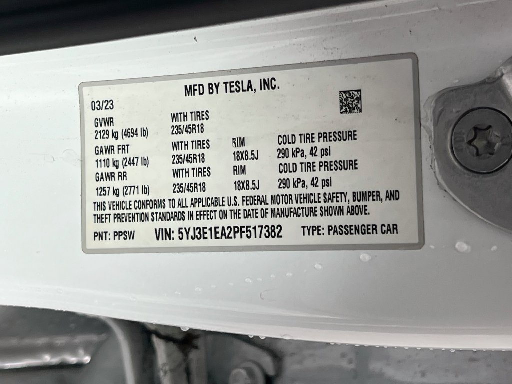 Used 2023 Tesla Model 3 Standard Range RWD image 13