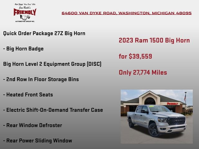Used 2023 RAM 1500 Big Horn AWD/4WD image 5