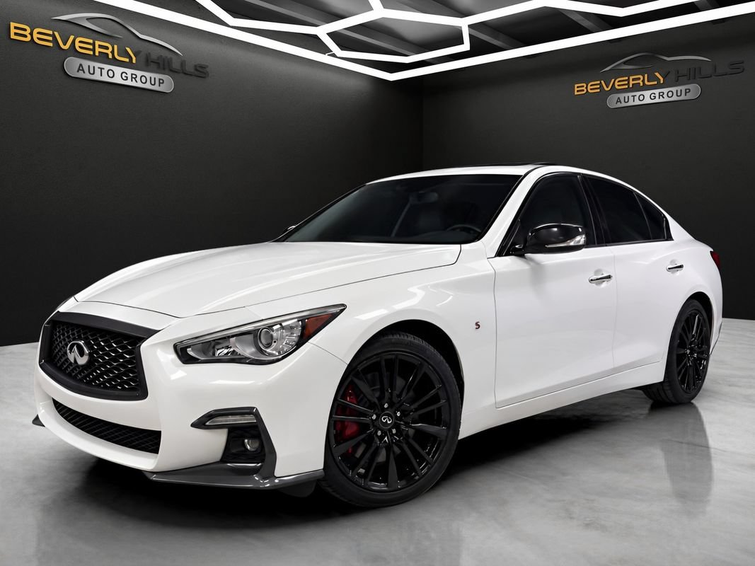 Used 2018 INFINITI Q50 Red Sport 400 AWD/4WD image 1