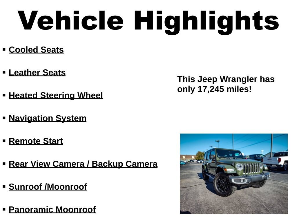 Used 2021 Jeep Wrangler Unlimited Sahara w/ Cold Weather Group image 38