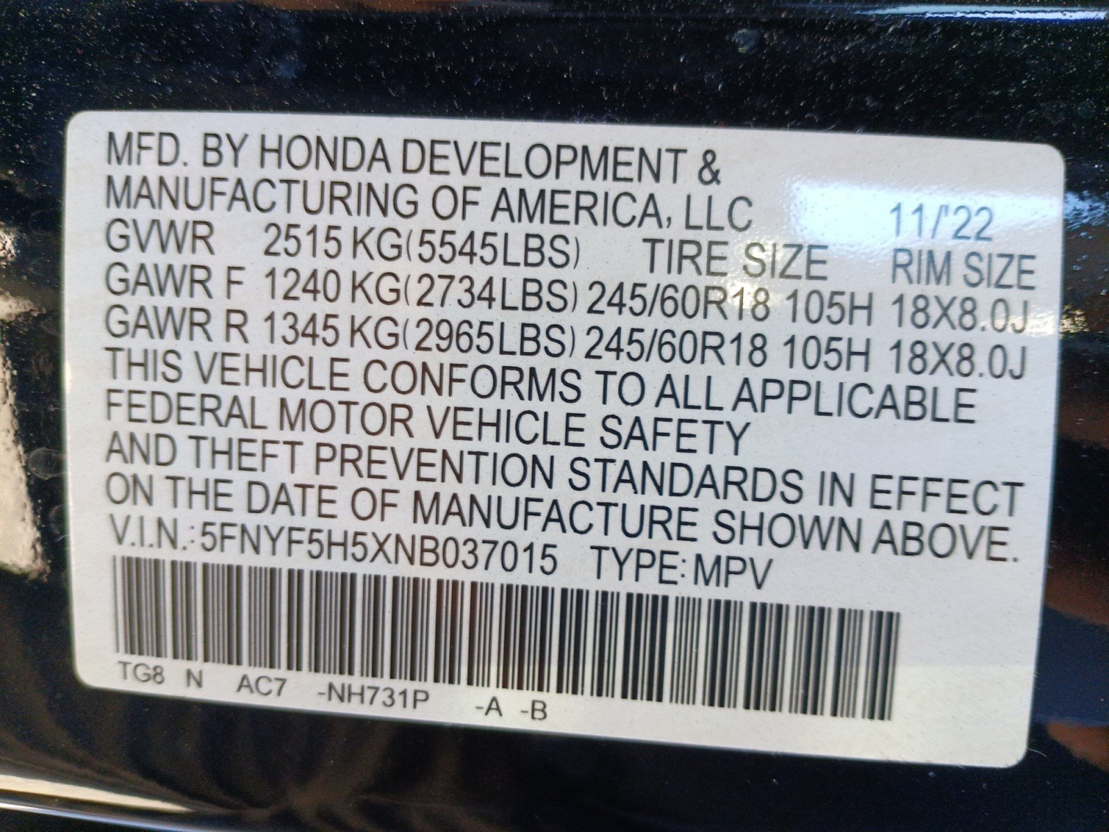 Used 2022 Honda Pilot EX-L image 25