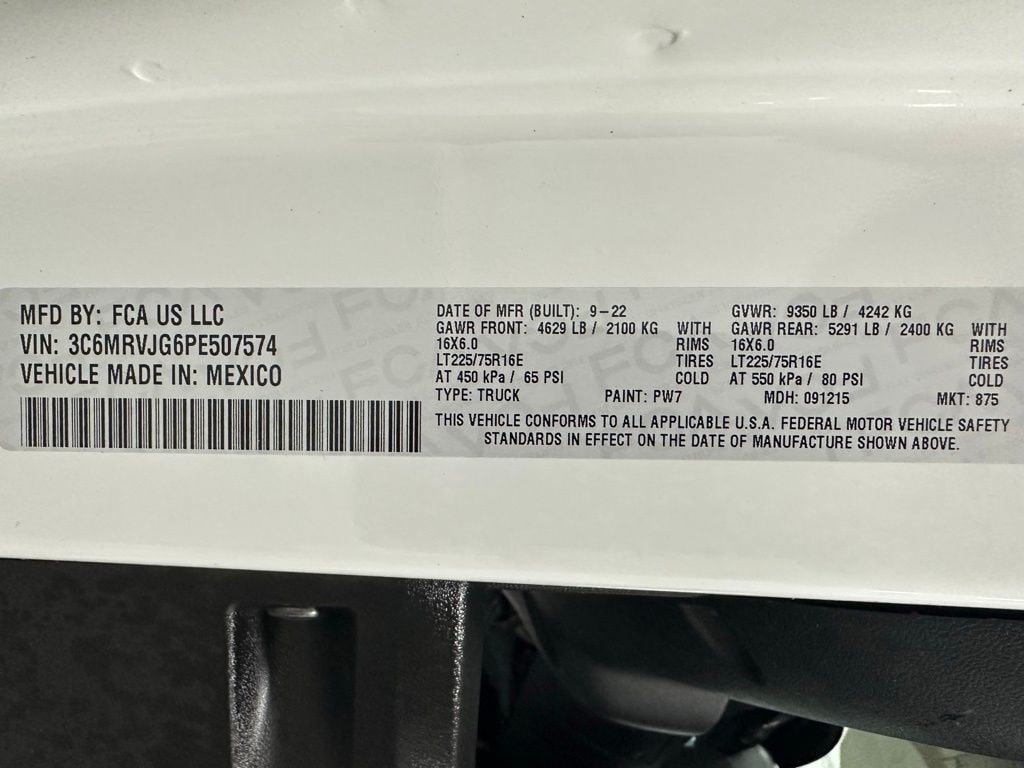 Used 2023 RAM ProMaster 3500 FWD image 11