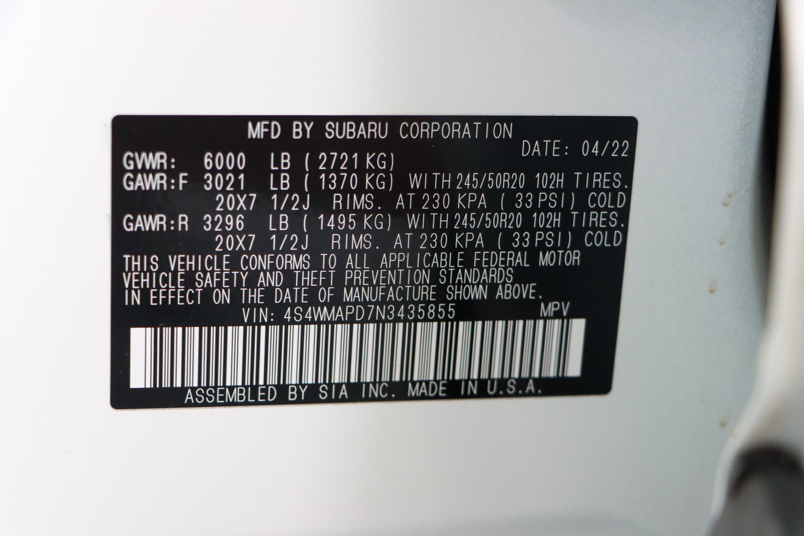 Used 2022 Subaru Ascent Limited w/ Technology Package image 39