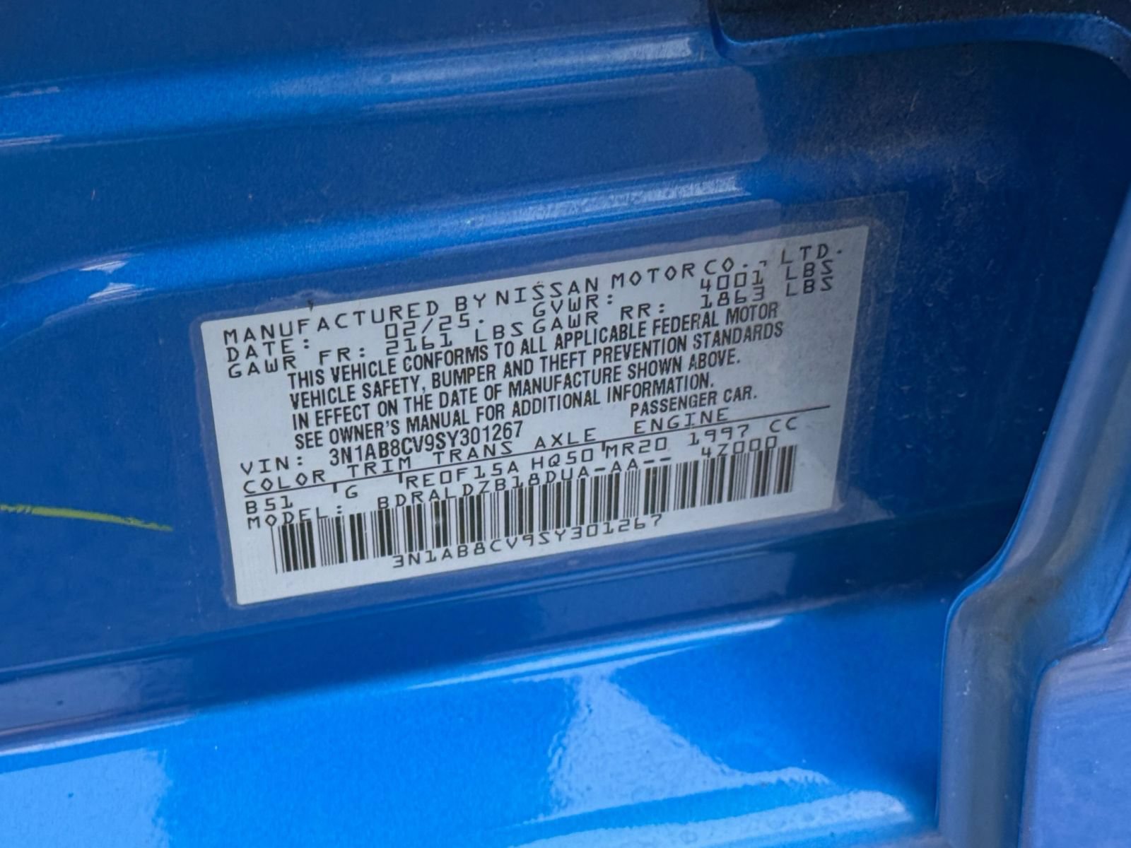 Used 2025 Nissan Sentra SV FWD image 28