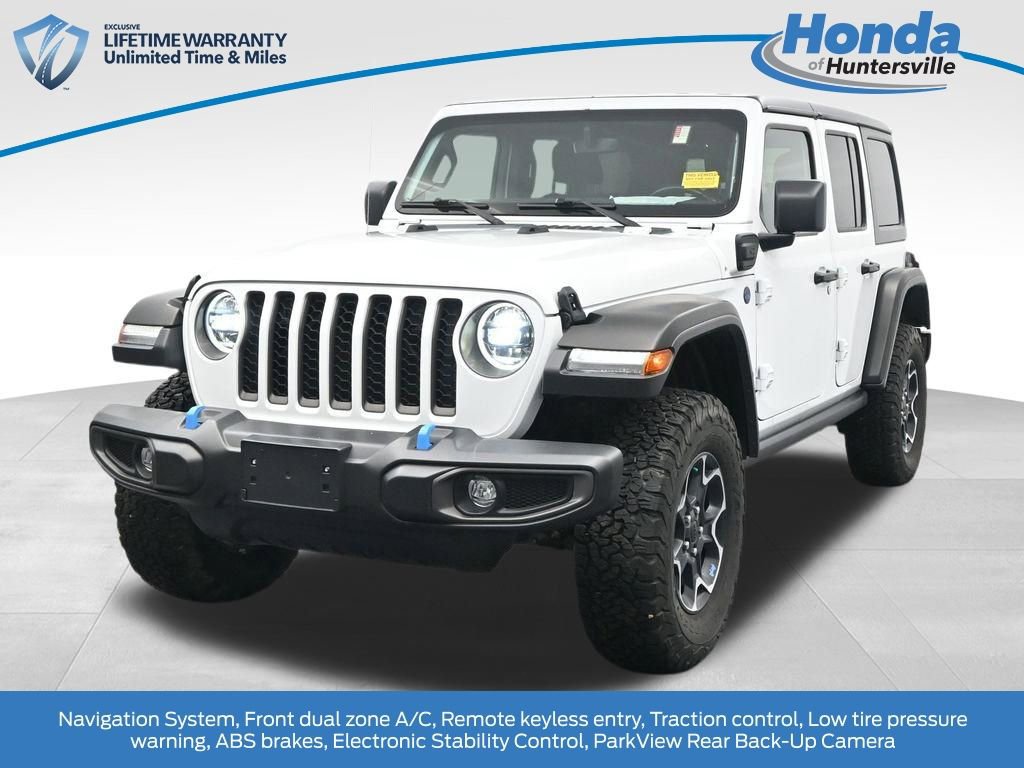 Used 2023 Jeep Wrangler Unlimited Rubicon 4xe w/ Cold Weather Group AWD/4WD image 1