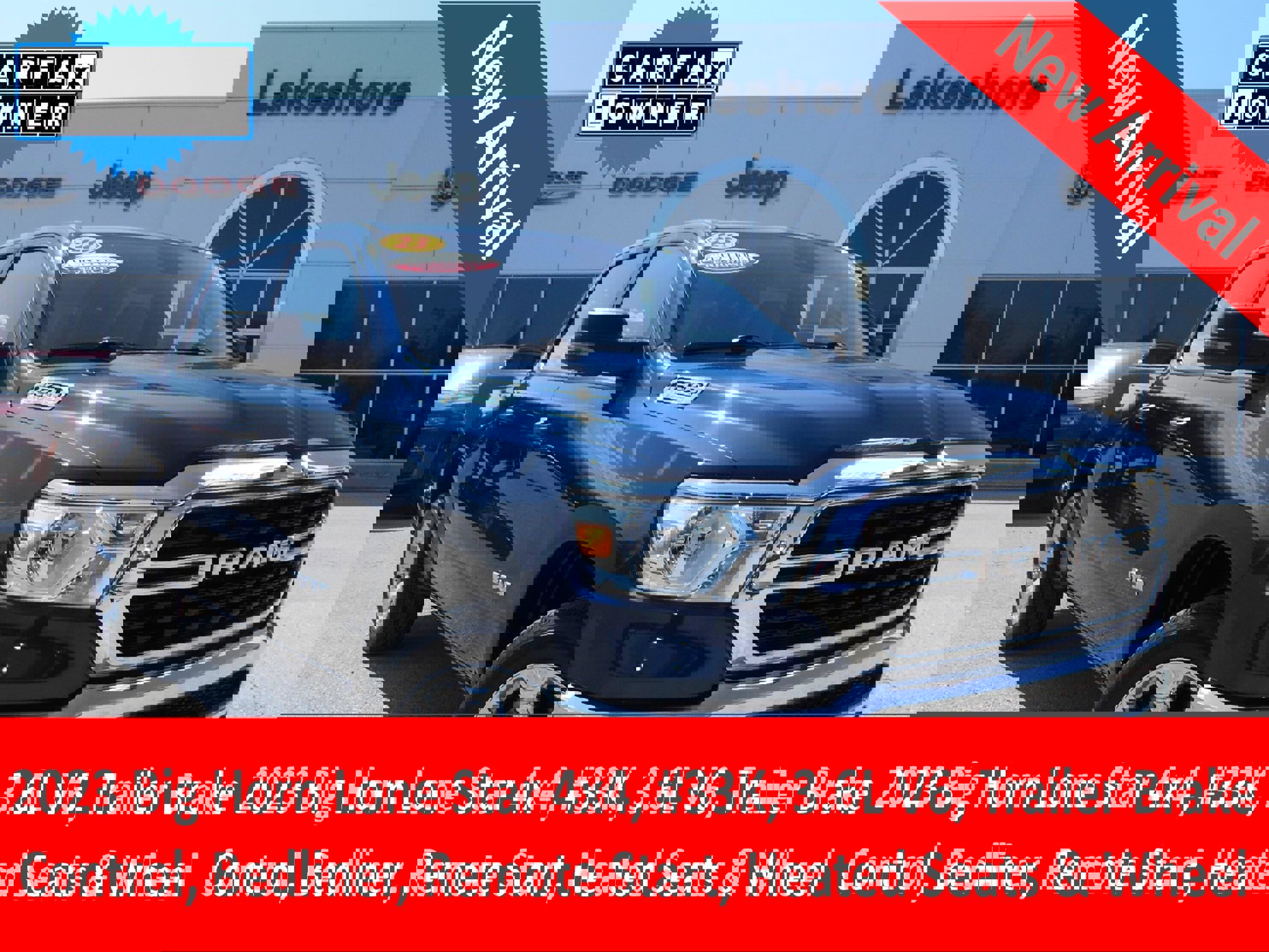 Certified 2023 RAM 1500 Big Horn