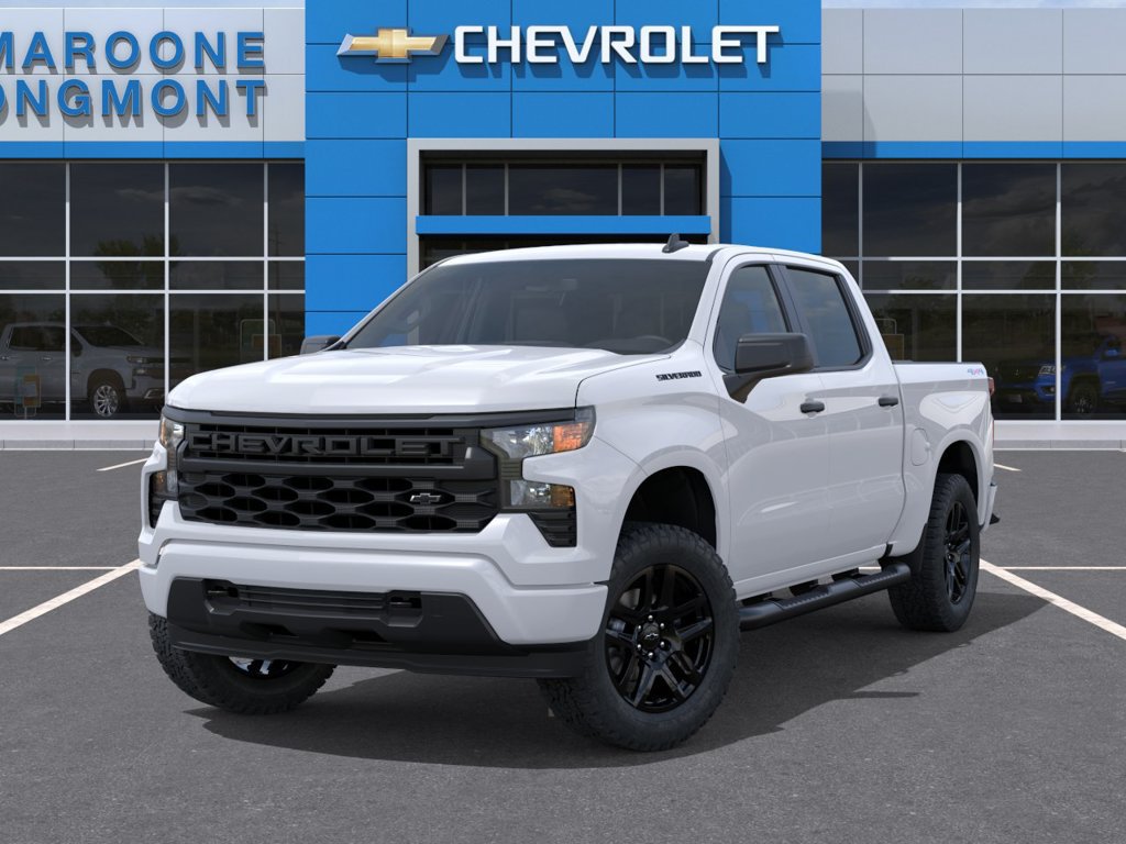 New 2026 Chevrolet Silverado 1500 Custom w/ Turbomax Blackout Package AWD/4WD image 6